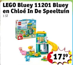 Kruidvat LEGO Bluey 11201 Bluey en Chloé In De Speeltuin aanbieding
