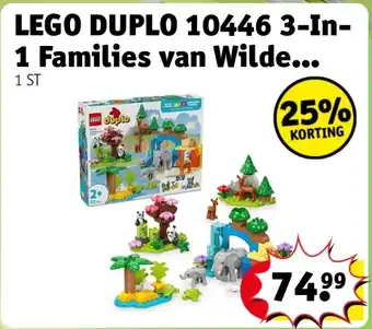 Kruidvat Lego Duplo 10446 3-In- 1 Families van Wilde aanbieding