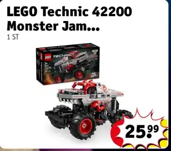 Kruidvat LEGO Technic 42200 Monster Jam aanbieding