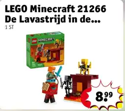 Kruidvat LEGO Minecraft 21266 De Lavastrijd in de aanbieding