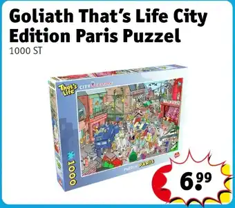 Kruidvat Goliath That's Life City Edition Paris Puzzel aanbieding