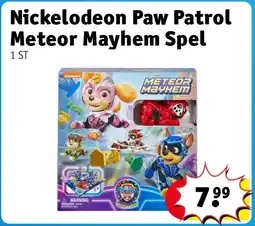 Kruidvat Nickelodeon Paw Patrol Meteor Mayhem Spel aanbieding