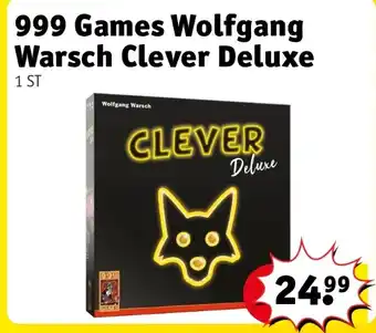 Kruidvat 999 Games Wolfgang Warsch Clever Deluxe aanbieding