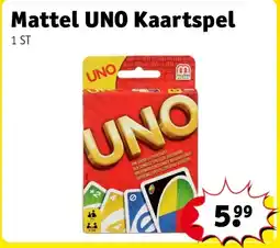 Kruidvat Mattel UNO Kaartspel aanbieding