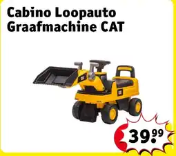 Kruidvat Cabino Loopauto Graafmachine CAT aanbieding