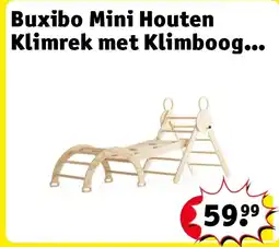 Kruidvat Buxibo Mini Houten Klimrek met Klimboog aanbieding