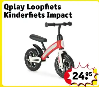 Kruidvat Qplay Loopfiets Kinderfiets Impact aanbieding