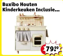Kruidvat Buxibo Houten Kinderkeuken Inclusie aanbieding