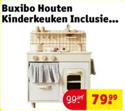 Kruidvat Buxibo Houten Kinderkeuken Inclusie aanbieding
