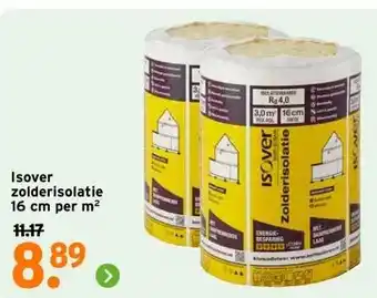 GAMMA Isover zolderisolatie aanbieding
