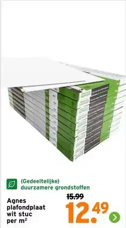 GAMMA Agnes plafondplaat wit stuc aanbieding