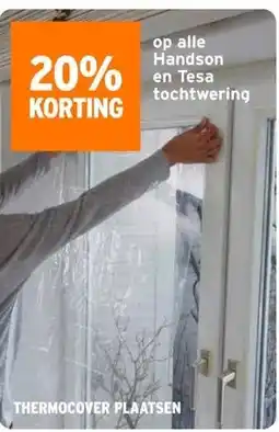GAMMA Op alle handson en tesa tochtwering aanbieding