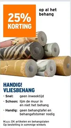 GAMMA Op al het behang aanbieding
