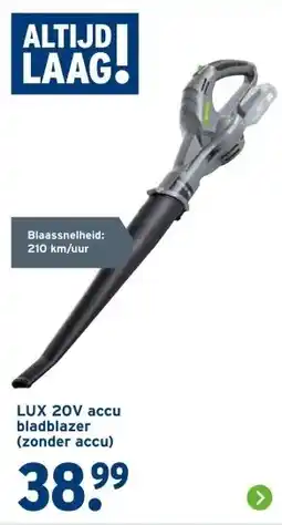 GAMMA LUX 20V accu bladblazer aanbieding