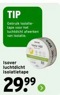 GAMMA Isover luchtdicht isolatietape aanbieding