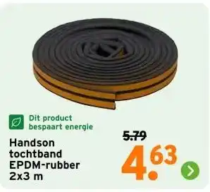 GAMMA Handson tochtband EPDM rubber aanbieding