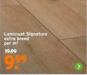 GAMMA Laminaat Signature extra breed aanbieding