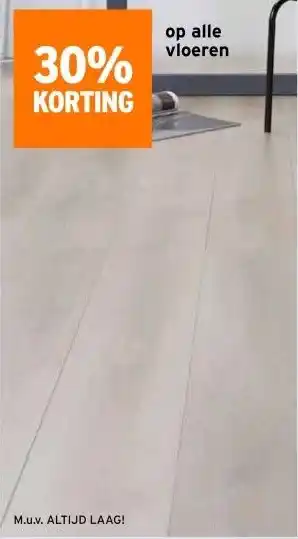 GAMMA Op alle vloeren aanbieding