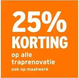 GAMMA Op alle traprenovatie aanbieding