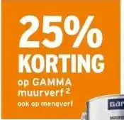 GAMMA Op GAMMA muurverf 2 aanbieding