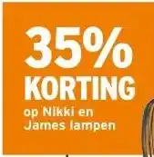 GAMMA Op Nikki en James lampen aanbieding