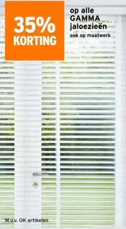 GAMMA Op alle GAMMA jaloezieën aanbieding