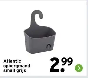GAMMA Atlantic opbergmand small grijs aanbieding