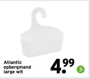 GAMMA Atlantic opbergmand large wit aanbieding
