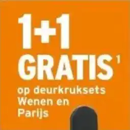 GAMMA Op deurkruksets Wenen en Parijs aanbieding