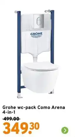 GAMMA Grohe wc-pack Como Arena 4-in-1 aanbieding