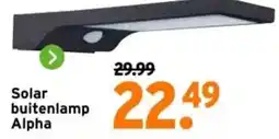 GAMMA Solar buitenlamp Alpha aanbieding