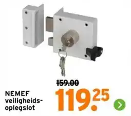 GAMMA NEMEF veiligheidsoplegslot aanbieding