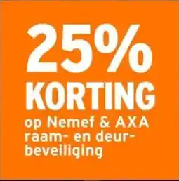 GAMMA Op Nemef en AXA raam en deurbeveiliging aanbieding