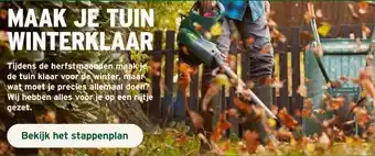GAMMA Maak je tuin winterklaar aanbieding
