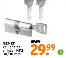 GAMMA NEMEF veiligheidscilinder NF2 30/30 mm aanbieding