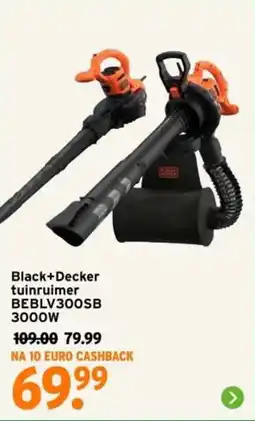 GAMMA Black+Decker tuinruimer BEBLV300SB 3000W aanbieding