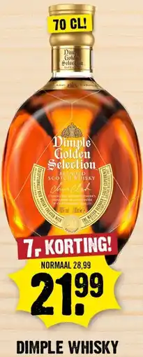 Dirk Dimple Whisky aanbieding
