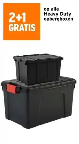 GAMMA Op alle Heavy Duty opbergboxen aanbieding