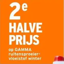 GAMMA Op GAMMA ruitensproeiervloeistof op GAMMA ruitensproeier- vloeistof winter aanbieding