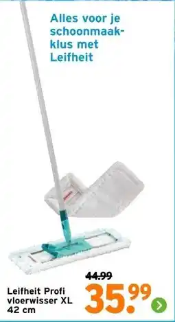 GAMMA Leifheit Profi vloerwisser XL aanbieding