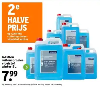 GAMMA GAMMA ruitensproeiervloeistof winter aanbieding