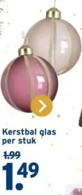 GAMMA Kerstbal glas aanbieding