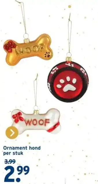 GAMMA Ornament hond aanbieding