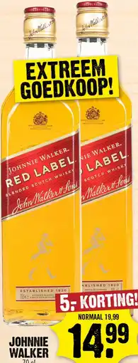 Dirk Johnnie Walker aanbieding