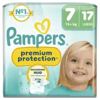 Etos Pampers Premium Protection Luiers Maat 7 15+ KG 17 Stuks aanbieding