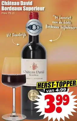 Dirk Château David Bordeaux Superieur aanbieding