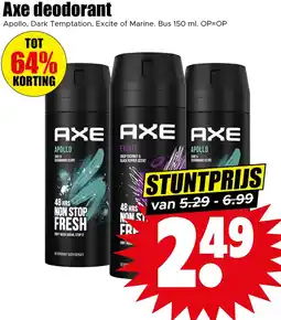 Dirk Axe deodorant aanbieding