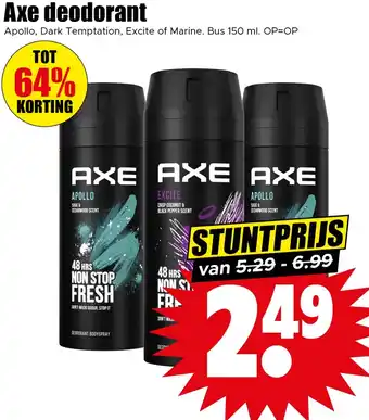 Dirk Axe deodorant aanbieding