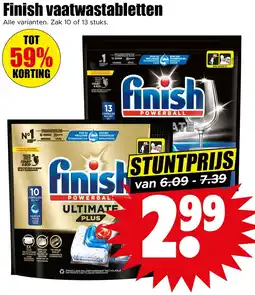 Dirk Finish vaatwastabletten aanbieding