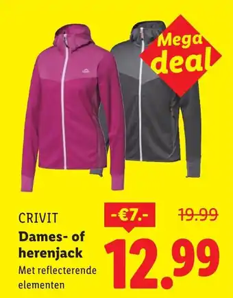 Lidl Crivit Dames of Herenjack aanbieding